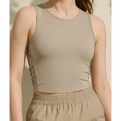 US Open Women's Solid Colored Tank Top Sleeveless Breathable Tennis Pickleball Running Round Neck Tank Back Black Yellow Purple Tennis Clothing