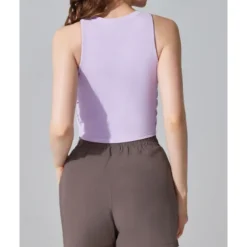 US Open Women's Solid Colored Tank Top Sleeveless Breathable Tennis Pickleball Running Round Neck Tank Back Black Yellow Purple Tennis Clothing