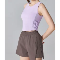 US Open Women's Solid Colored Tank Top Sleeveless Breathable Tennis Pickleball Running Round Neck Tank Back Black Yellow Purple Tennis Clothing