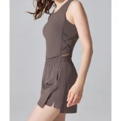 US Open Women's Solid Colored Tank Top Sleeveless Breathable Tennis Pickleball Running Round Neck Tank Back Black Yellow Purple Tennis Clothing