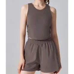 US Open Women's Solid Colored Tank Top Sleeveless Breathable Tennis Pickleball Running Round Neck Tank Back Black Yellow Purple Tennis Clothing