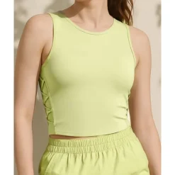 US Open Women's Solid Colored Tank Top Sleeveless Breathable Tennis Pickleball Running Round Neck Tank Back Black Yellow Purple Tennis Clothing