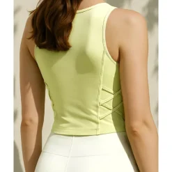 US Open Women's Solid Colored Tank Top Sleeveless Breathable Tennis Pickleball Running Round Neck Tank Back Black Yellow Purple Tennis Clothing