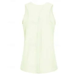 US Open Women's Solid Colored Workout Tank Top Sport Shirt Sports Tank Top Tank Top Sleeveless Quick Dry Breathable Tennis Golf Pickleball Crew Neck Open Back Dark Pink Black White Tennis Clothing