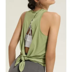 US Open Women's Solid Colored Workout Tank Top Sport Shirt Sports Tank Top Tank Top Sleeveless Quick Dry Breathable Tennis Golf Pickleball Crew Neck Open Back Dark Pink Black White Tennis Clothing