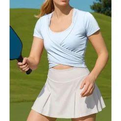 US Open Women's Solid Colored Sport Shirt Tank Top Tennis Shirt Tennis Top Breathable Tennis Golf Pickleball Pink Blue Tennis Clothing