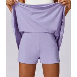 US Open Women's Solid Colored Tennis Skirts Tennis Skirts with Shorts Pleated UPF50+ Quick Dry Tennis Golf Pickleball Bottoms Black Pink Blue Tennis Clothing