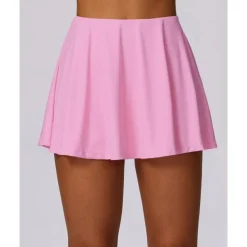 US Open Women's Solid Colored Tennis Skirts Tennis Skirts with Shorts Pleated UPF50+ Quick Dry Tennis Golf Pickleball Bottoms Black Pink Blue Tennis Clothing