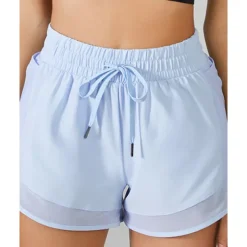 US Open Women's Solid Colored Running Shorts Sports Shorts Drawstring Pocket 2 in 1 Quick Dry Breathable Tennis Pickleball Yoga Bottoms Black Sky Blue Khaki Tennis Clothing