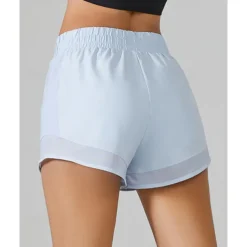 US Open Women's Solid Colored Running Shorts Sports Shorts Drawstring Pocket 2 in 1 Quick Dry Breathable Tennis Pickleball Yoga Bottoms Black Sky Blue Khaki Tennis Clothing