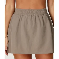 US Open Women's Solid Colored Tennis Skirts Tennis Skirts with Shorts Pleated UPF50+ Quick Dry Tennis Golf Pickleball Bottoms Black Ivory Light Green Tennis Clothing