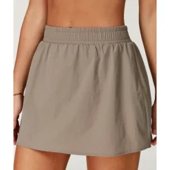 US Open Women's Solid Colored Tennis Skirts Tennis Skirts with Shorts Pleated UPF50+ Quick Dry Tennis Golf Pickleball Bottoms Black Ivory Light Green Tennis Clothing