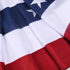 USA Patriotic Pleated Fan Flags,4th of July Decorations Outdoor,Bunting Flag Banners,USA Flags Pleated Fan Flag,Patriotic Bunting For Outside,Red White And Blue Buntings Decorations