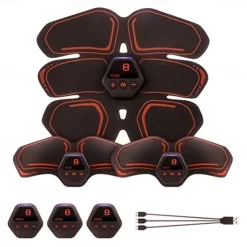 USB Abs Stimulator Muscle Toner Women Men Arms Legs Shaper Trainer Toner Abdominal Training Belt