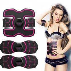 USB Abs Stimulator Muscle Toner Women Men Arms Legs Shaper Trainer Toner Abdominal Training Belt