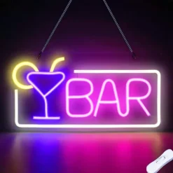 USB Acrylic Neon Decorative Light Bar Decorative Light Halloween Christmas Decorative Light