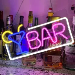 USB Acrylic Neon Decorative Light Bar Decorative Light Halloween Christmas Decorative Light