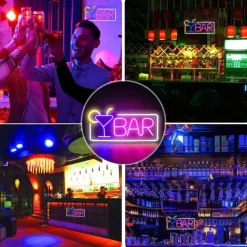 USB Acrylic Neon Decorative Light Bar Decorative Light Halloween Christmas Decorative Light