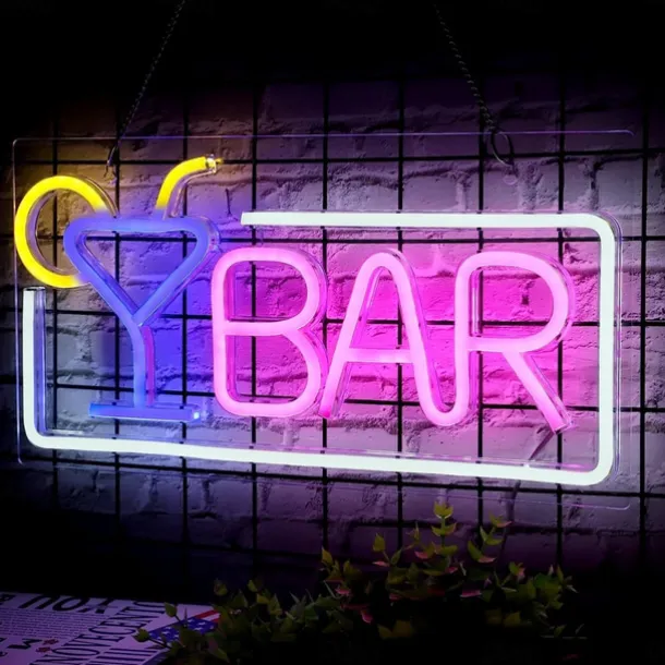 USB Acrylic Neon Decorative Light Bar Decorative Light Halloween Christmas Decorative Light