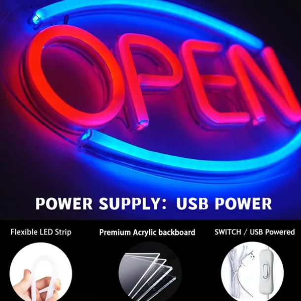 USB Acrylic Neon Decorative Light Bar Decorative Light Halloween Christmas Decorative Light