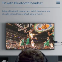 USB Bluetooth 5.0 Audio Transmitter Receiver LCD Display 3.5MM AUX RCA Stereo Wireless Adapter Dongle For PC TV Car Headphones