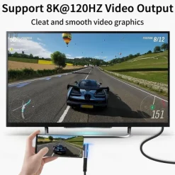 USB C Adapter,90 Degree Right Angle , Type C Male To Female Adapter Extender Support 100W Fast Charging 40Gbps Data Transfer 8K@60Hz Video Output For Laptops, Tablets, Mobile Phones