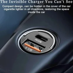 USB Charger S-J00 2 Desk Charger Station with Quick Charge 3.0 USB Charging Adapter