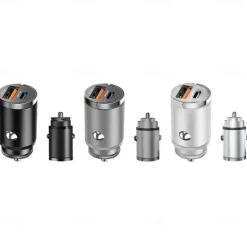 USB Charger S-J00 2 Desk Charger Station with Quick Charge 3.0 USB Charging Adapter