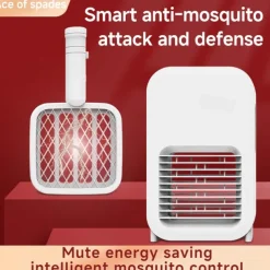 USB Charging Electric Mosquito Swatter – Rechargeable Household Mosquito Killer Lamp with Electric Shock Fly Zapper