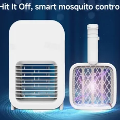 USB Charging Electric Mosquito Swatter – Rechargeable Household Mosquito Killer Lamp with Electric Shock Fly Zapper