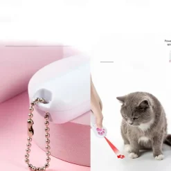USB Charging Projection LED Cat Toys Funny Infrared Ultraviolet Ray mouse Fish Bone Cat Clawpattern Beam Tease Cat Accessories