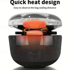 USB Charging Sealer Household Snack Bag Unsealing Integrated Sealer Food Bag Convenient Mini Sealer