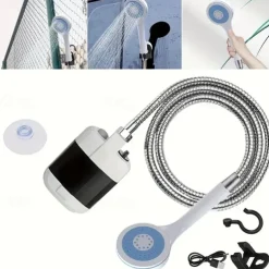 Usb Charging Showerhead Outdoor Showerhead Household Electric Showerhead Dormitory Rental Rural Portable And Simple