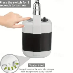 Usb Charging Showerhead Outdoor Showerhead Household Electric Showerhead Dormitory Rental Rural Portable And Simple