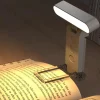 USB Clip Reading Light - Portable Folding LED Bookmark Light with Rechargeable Battery, Perfect for Living Room and Bedroom Lighting 1PC