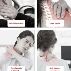 USB Electronic Heated Shoulder Wrap Men Women Adjustable Heating Pad Shoulder Support Brace Hot Therapy Pain Relief Recovery