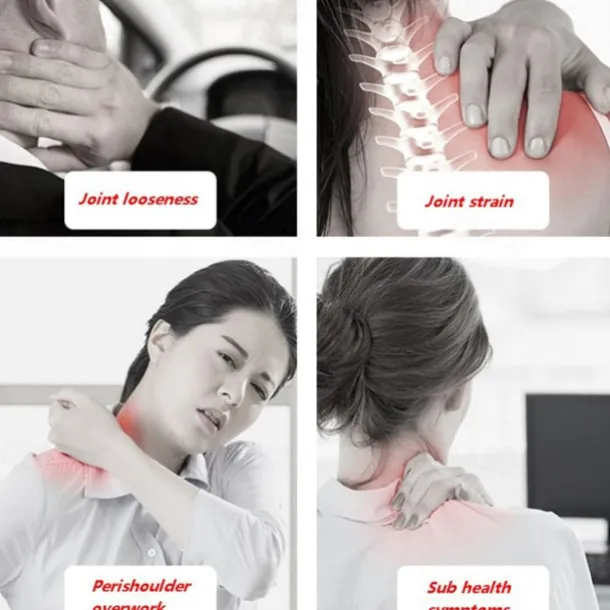 USB Electronic Heated Shoulder Wrap Men Women Adjustable Heating Pad Shoulder Support Brace Hot Therapy Pain Relief Recovery