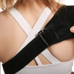 USB Electronic Heated Shoulder Wrap Men Women Adjustable Heating Pad Shoulder Support Brace Hot Therapy Pain Relief Recovery