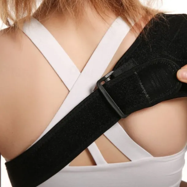 USB Electronic Heated Shoulder Wrap Men Women Adjustable Heating Pad Shoulder Support Brace Hot Therapy Pain Relief Recovery