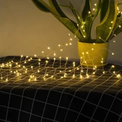 USB Firecracker String Lights with Remote Control, 100/200 LED Copper Wire Fairy Lights for Christmas, Weddings, and Home Decor