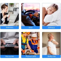 USB Handheld Electric Wand Massager High Frequency Vibration Body Neck Back Muscle Relax Vibrating Deep Tissue Massage Machine