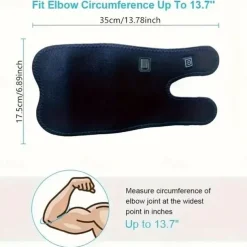USB Heated Elbow Wrap Elbows Electric Heating Arm Elbow Pad Wrap Brace Portable Heated Wrist Arm Sleeve Brace Support