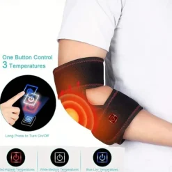 USB Heated Elbow Wrap Elbows Electric Heating Arm Elbow Pad Wrap Brace Portable Heated Wrist Arm Sleeve Brace Support