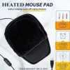 USB Heated Mouse Pad Hand Warmer 3 Temperatures/Time Limits Controller Included Works with All PC Mice Makes a Great Gift