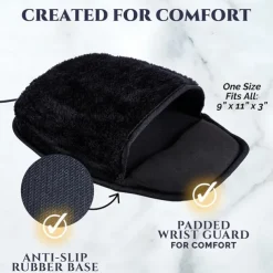 USB Heated Mouse Pad Hand Warmer 3 Temperatures/Time Limits Controller Included Works with All PC Mice Makes a Great Gift