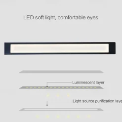 USB LED Desk Lamp Light Eye Protection Mobile phone Wireless Charger Charging Port Study Room Office DC 5V 5 Stop Brightness Adjustment