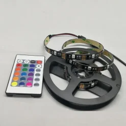 USB LED Strip Light with Remote Control RGB Flexible Strip Light Multicolor for Desk Decor Screen TV Background Lighting
