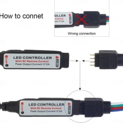 USB Led Strip Lights RGB Color Light Bar 14-95 inch TV Backlight Tit Including 24 Key IR 17 Key RF Controller PC Display Bedroom Game room Home Theater Atmosphere Light DC5V