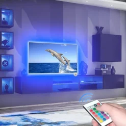 USB Led Strip Lights RGB Color Light Bar 14-95 inch TV Backlight Tit Including 24 Key IR 17 Key RF Controller PC Display Bedroom Game room Home Theater Atmosphere Light DC5V