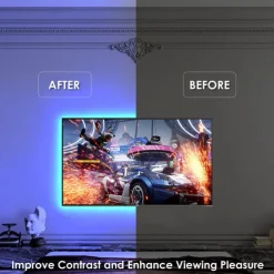 USB Led Strip Lights RGB Color Light Bar 14-95 inch TV Backlight Tit Including 24 Key IR 17 Key RF Controller PC Display Bedroom Game room Home Theater Atmosphere Light DC5V